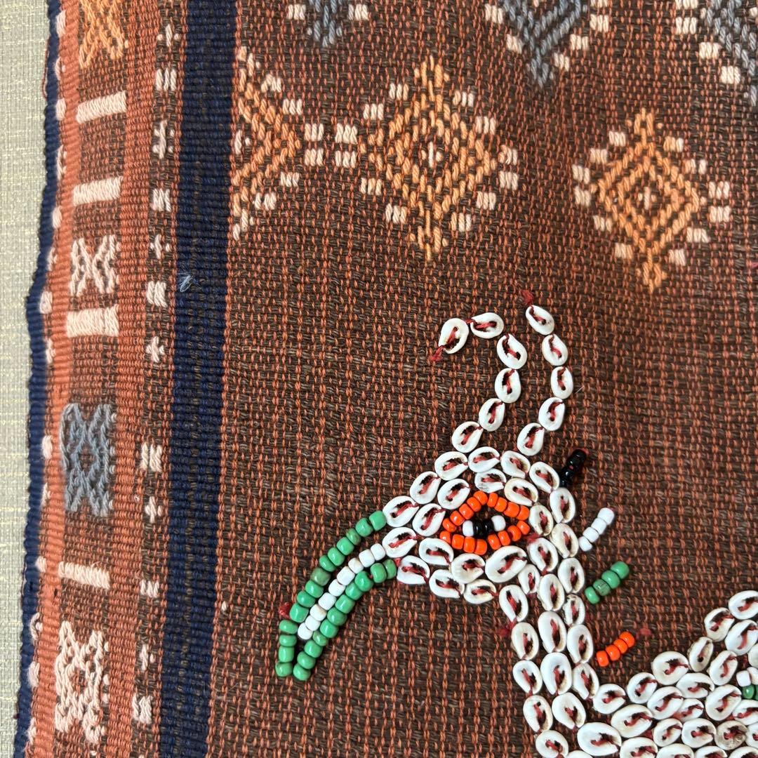 アニマル 手織り ジェルワーク タペストリー