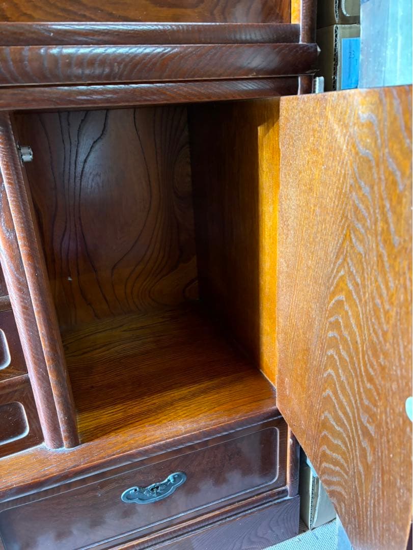 和茶箪笥 和茶タンス 高級 和家具 日本製 アンティーク 昭和レトロ