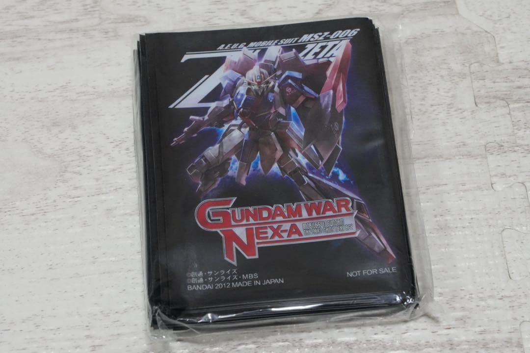新品未開封 ガンダムウォーネグザ スリーブ ゼータガンダム Ζガンダム