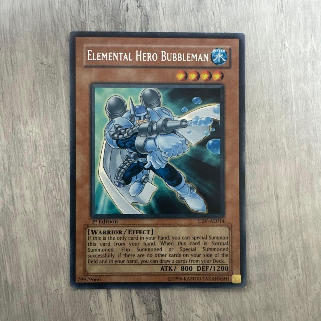 特価】遊戯王 旧アジア版 英語版 E・HEROバブルマン 字レア 1st - メルカリ