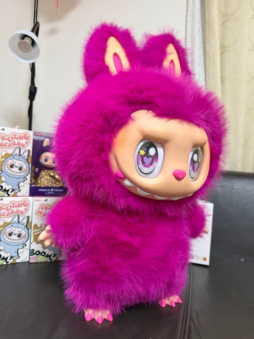 超特大60cmドラゴンフルーツピンク天使ジモモ 羽付き スペシャルオーダー