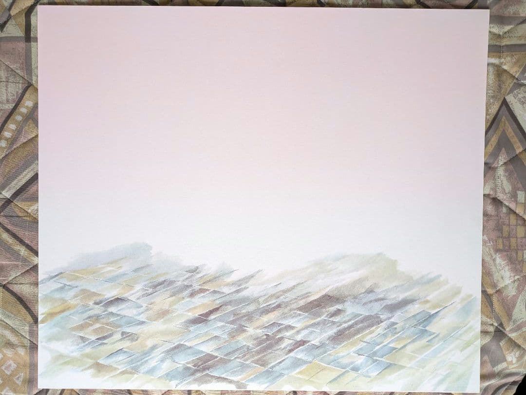 ★しゅんこう ちぎり絵製作キット(白い花車) 特大色紙１セット