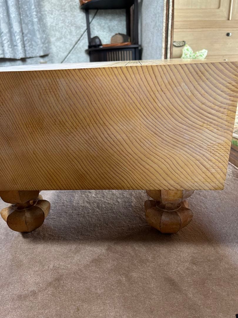 木製囲碁盤 脚付き 約45cm