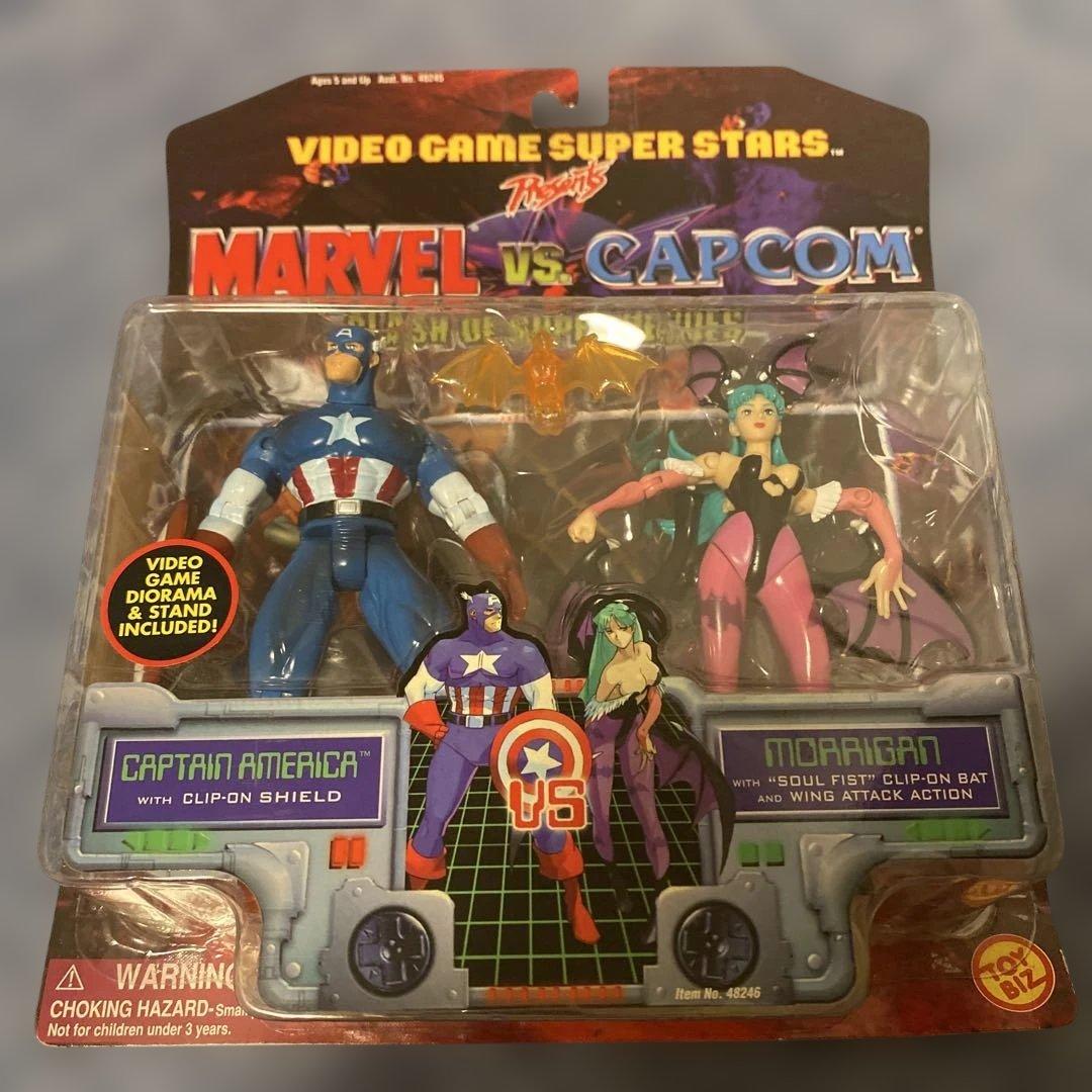 トイビズ　MARVEL vs CAPCOM キャプテンアメリカVSモリガン トイビズ MARVEL vs CAPCOM キャプテンアメリカVSモリガン - メルカリ