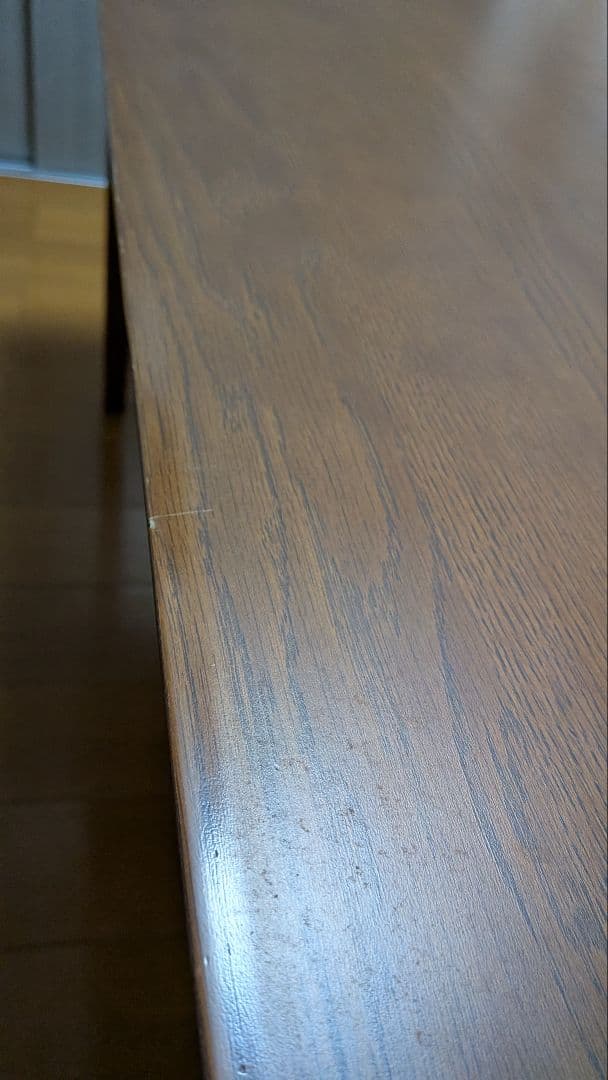 ニトリ 人気シリーズ オーク材 木製 ブラウンダイニングテーブル