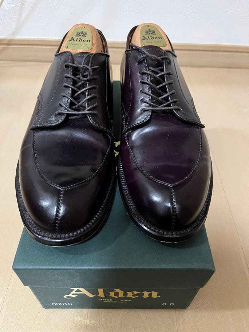 ALDEN オールデン Vチップ コードバン 8D