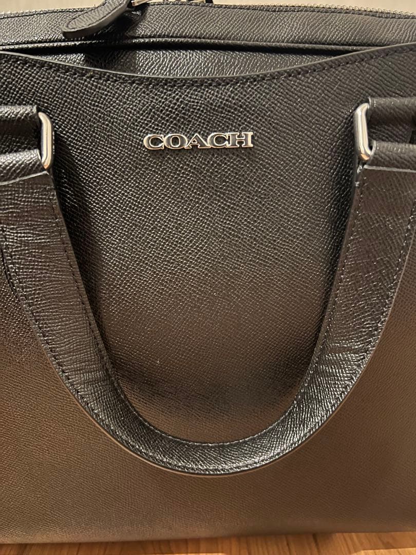 【値下げ】COACH ブラック ビジネスバッグ