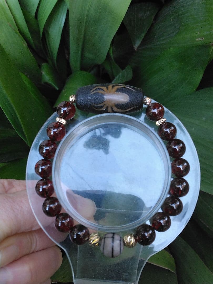 蜘蛛天珠➕福寿天珠ブレスレット⭐火供天珠❇護符霊符強力⭐龍神ζ生霊返し⭐呪詛返し