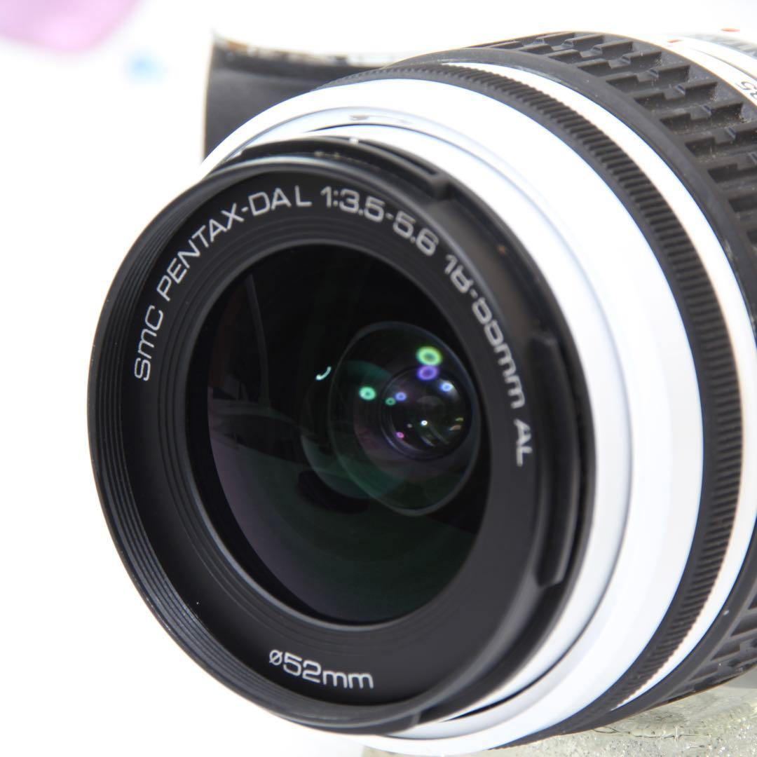♥︎◇PENTAX k-x ◇ショット数極少 ◇スマホ転送 ◇ホワイト｜