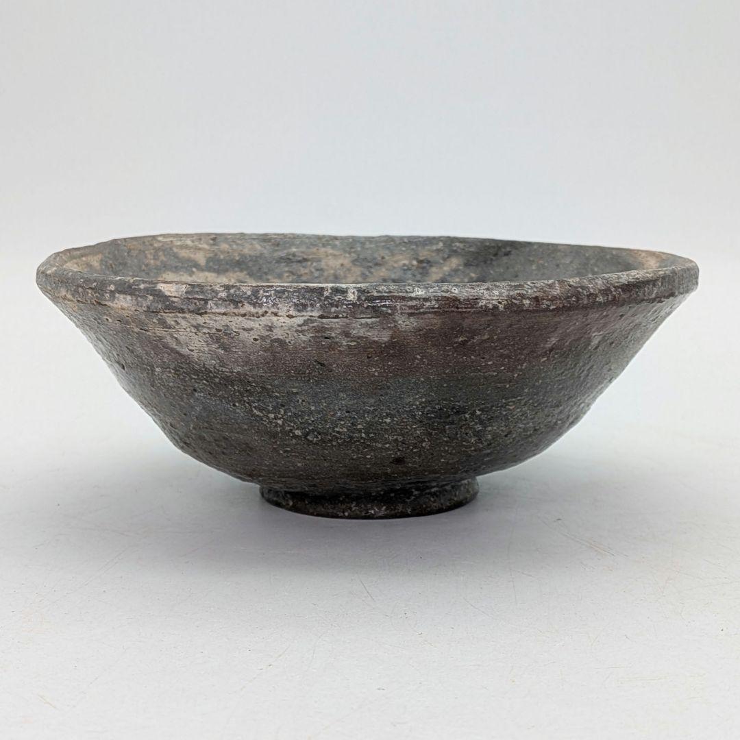 竹子窯 西川清翠 備前楽茶盌 共箱 抹茶碗 抹茶茶碗 茶道具 茶器 食器 平茶碗