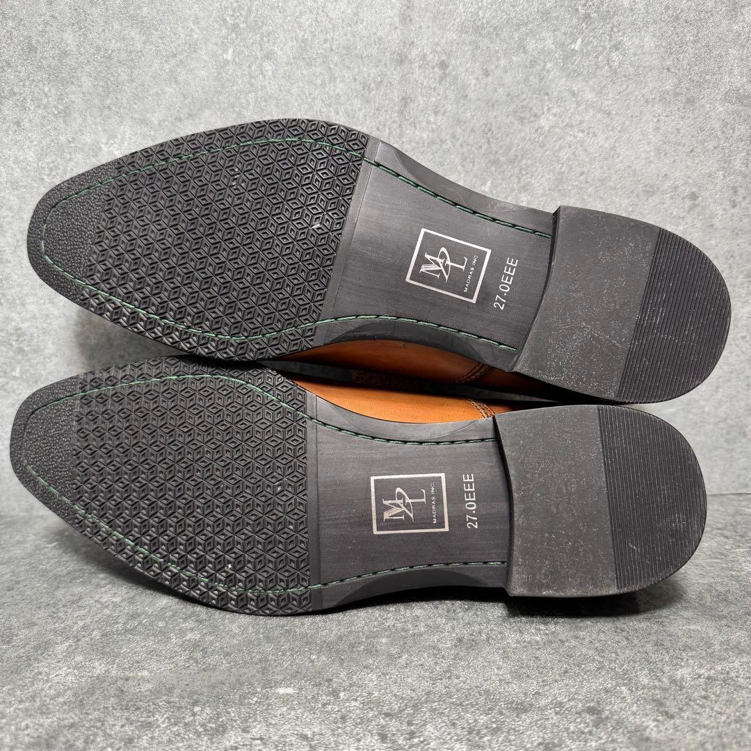 【新品】定価18700 MADRAS ペリーコレクション ストレートチップ 27