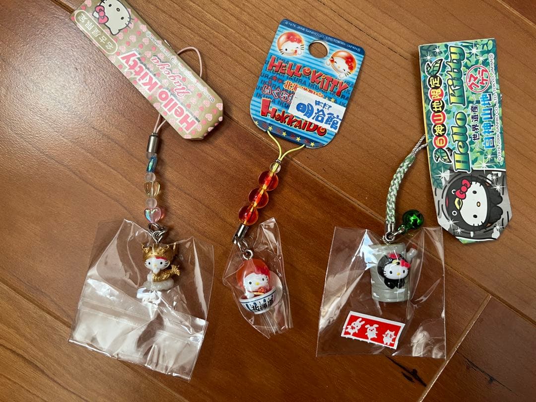 【未開封】ご当地キティ ストラップ 6個セット