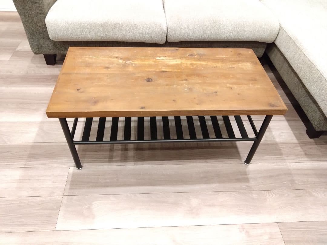 イタリア製 クラシカル 象嵌細工 猫脚 ネストテーブル サイドテーブル