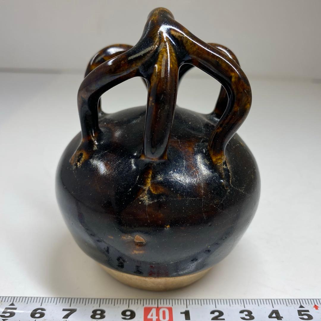 専用　中国宋時代　黒紬水滴　高さ10㎝　東な7-0329☆2F