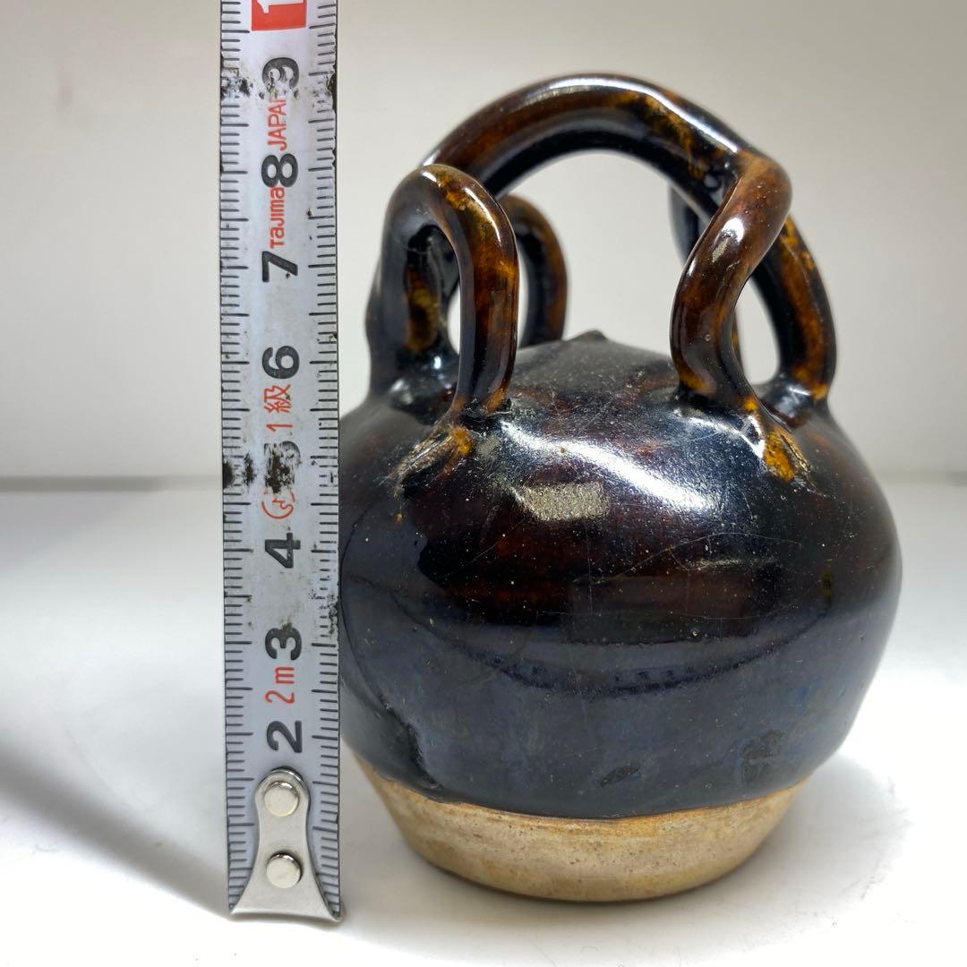 専用　中国宋時代　黒紬水滴　高さ10㎝　東な7-0329☆2F