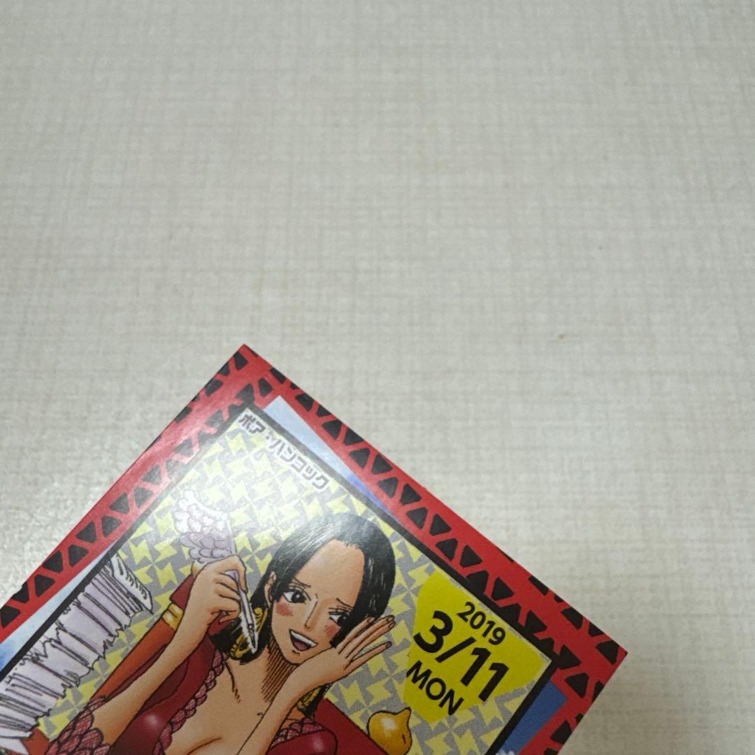 ワンピースタワー4周年アニバーサリーステッカーボア・ハンコック2019年3/11