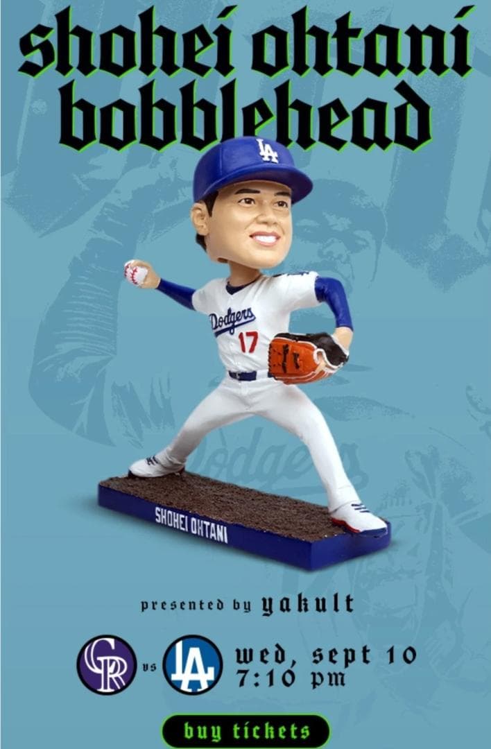 2ピッチャーセット】大谷翔平50/50 & クレイトンカーショーボブルヘッド