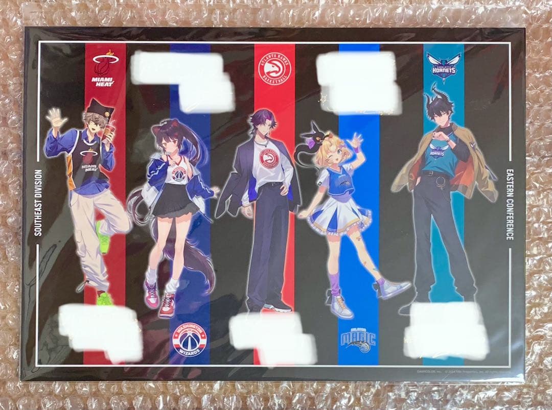 NBA × NIJISANJI ラッキー賞 オリジナルメッセージスタンドボード