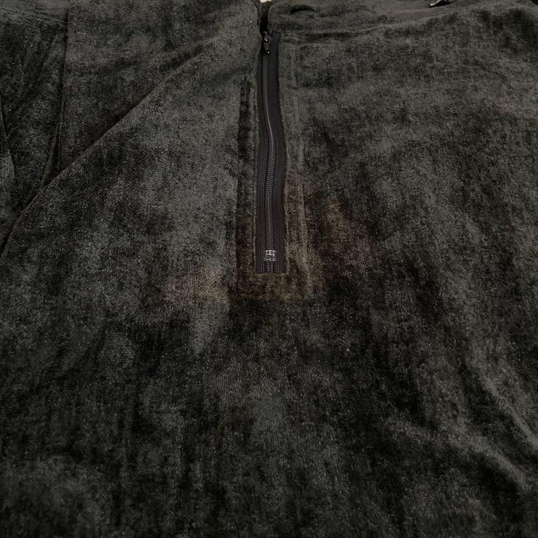 SHARE SPIRIT シェアスピリット サルエルパンツ ベロア リネン 緑