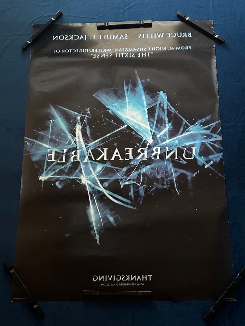 アンブレイカブル　USオリジナル映画ポスター