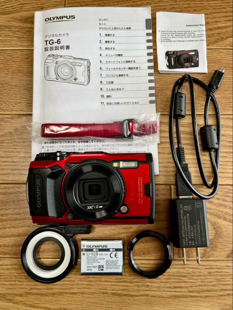 OLYMPUS tough TG-6 レッド　マクロ照明付き 基本情報｜Tough TG-6｜コンパクトデジタルカメラ｜製品・オンライン