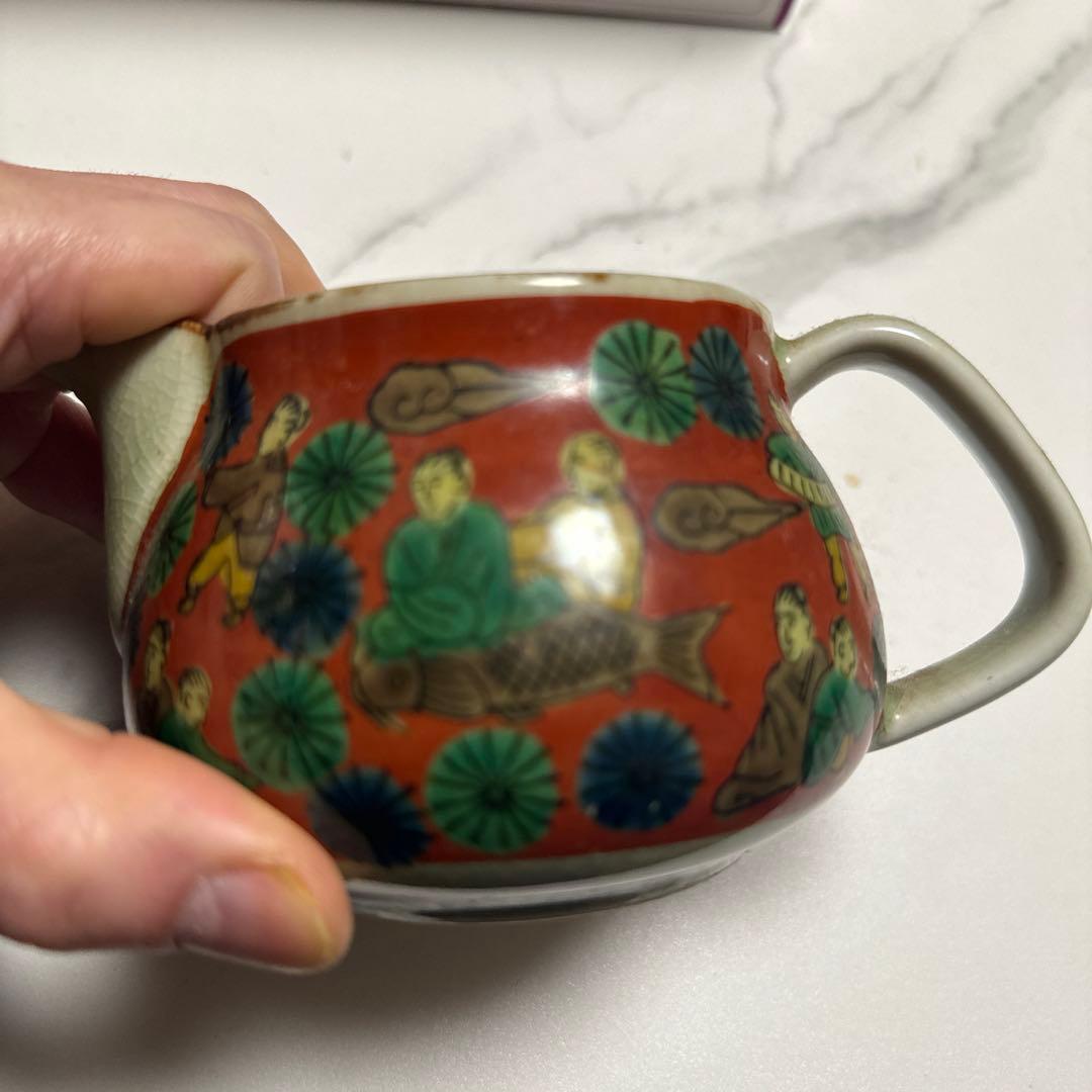 中国美術 鉄釉 茶 四方 茶壷 煎茶(AZ996)