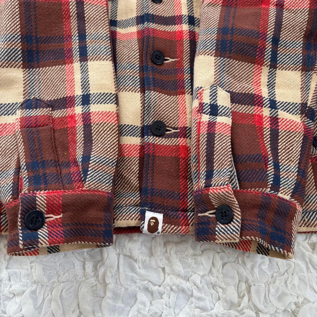 美品　キムタク着 ラブジェネ A BATHING APE CPOジャケット