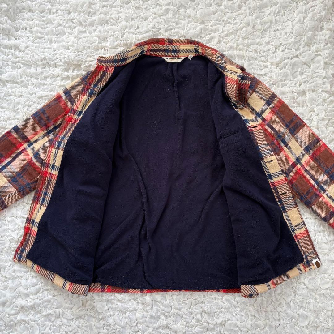 美品　キムタク着 ラブジェネ A BATHING APE CPOジャケット