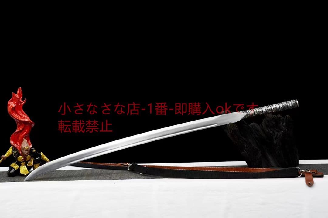 一体刺繍春刀煉獄 古兵器 武具 刀装具 日本刀 模造刀 居合刀