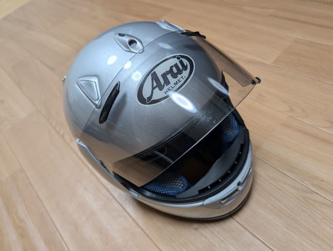 Arai Astro-M フルフェイスヘルメット シルバー 59-60 収納袋