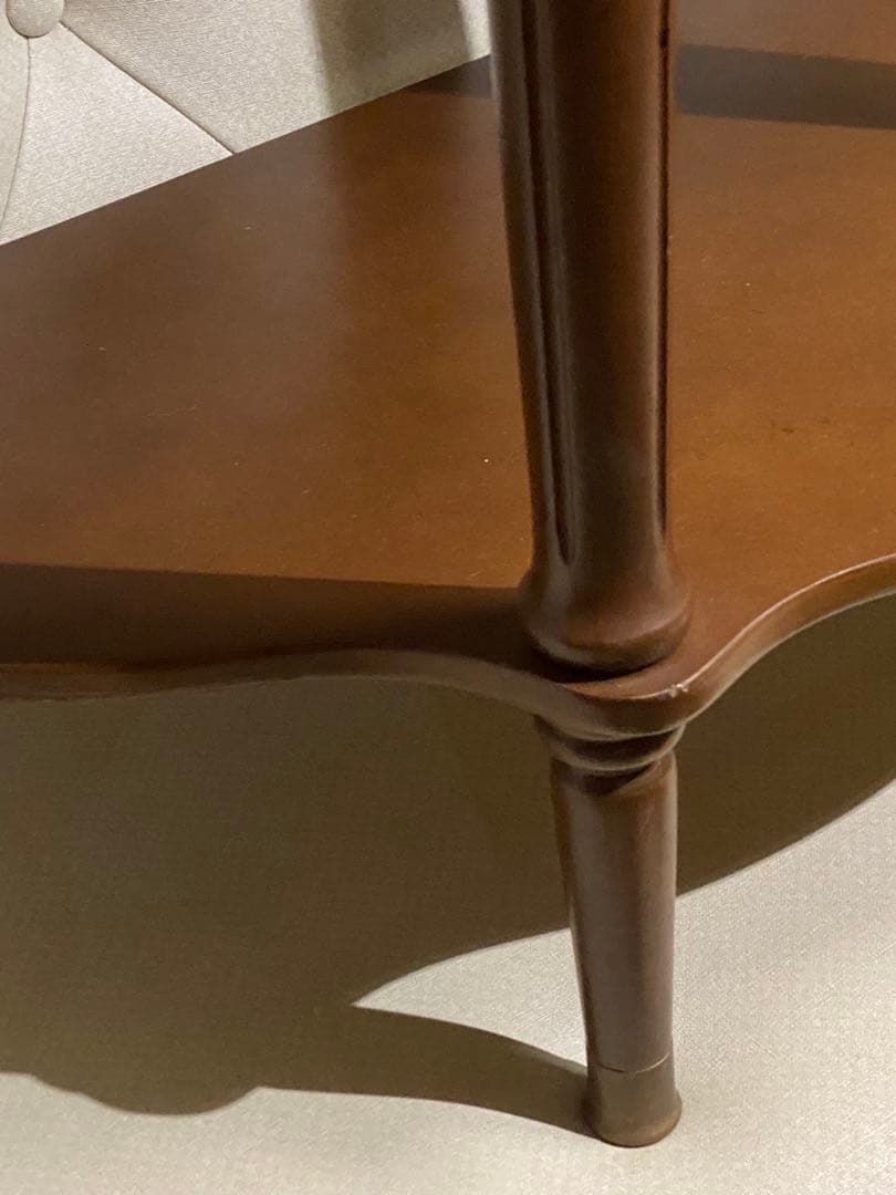 希少♦️花びら ハーフムーン コンソールテーブル♦️落ち着きある