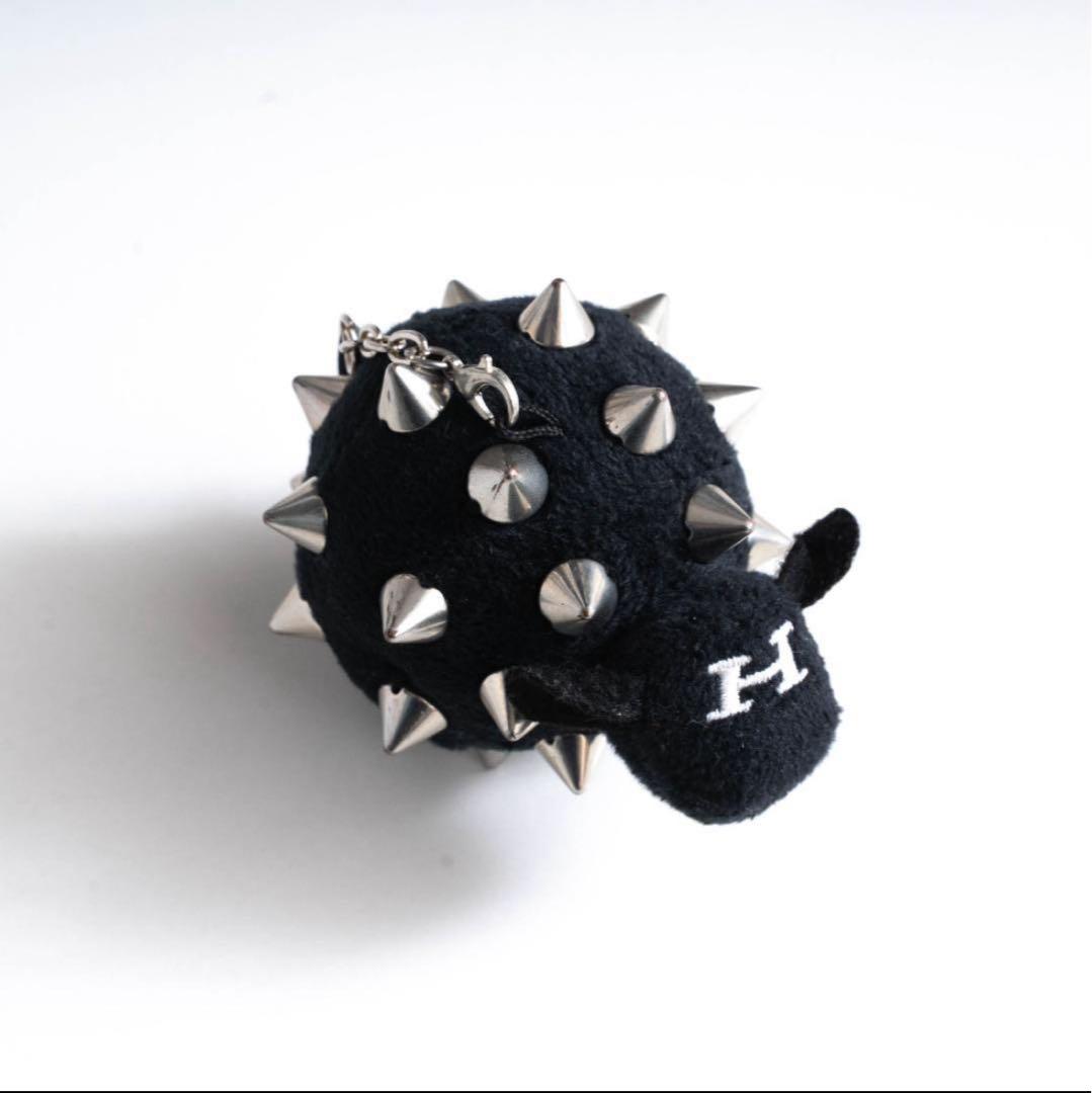 文学　ひつじちゃん キーホルダー スタッズ　prickly BLACK