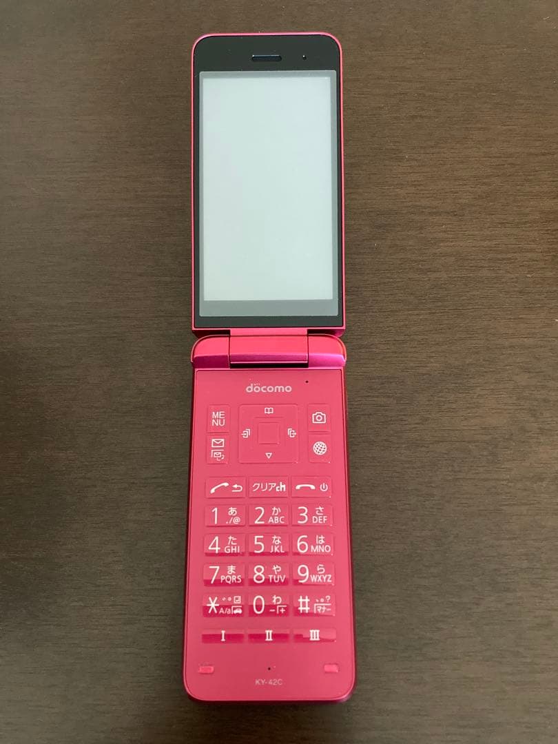 DIGNO ケータイ KY-42C レッド E101494720 - 携帯電話本体オンライン