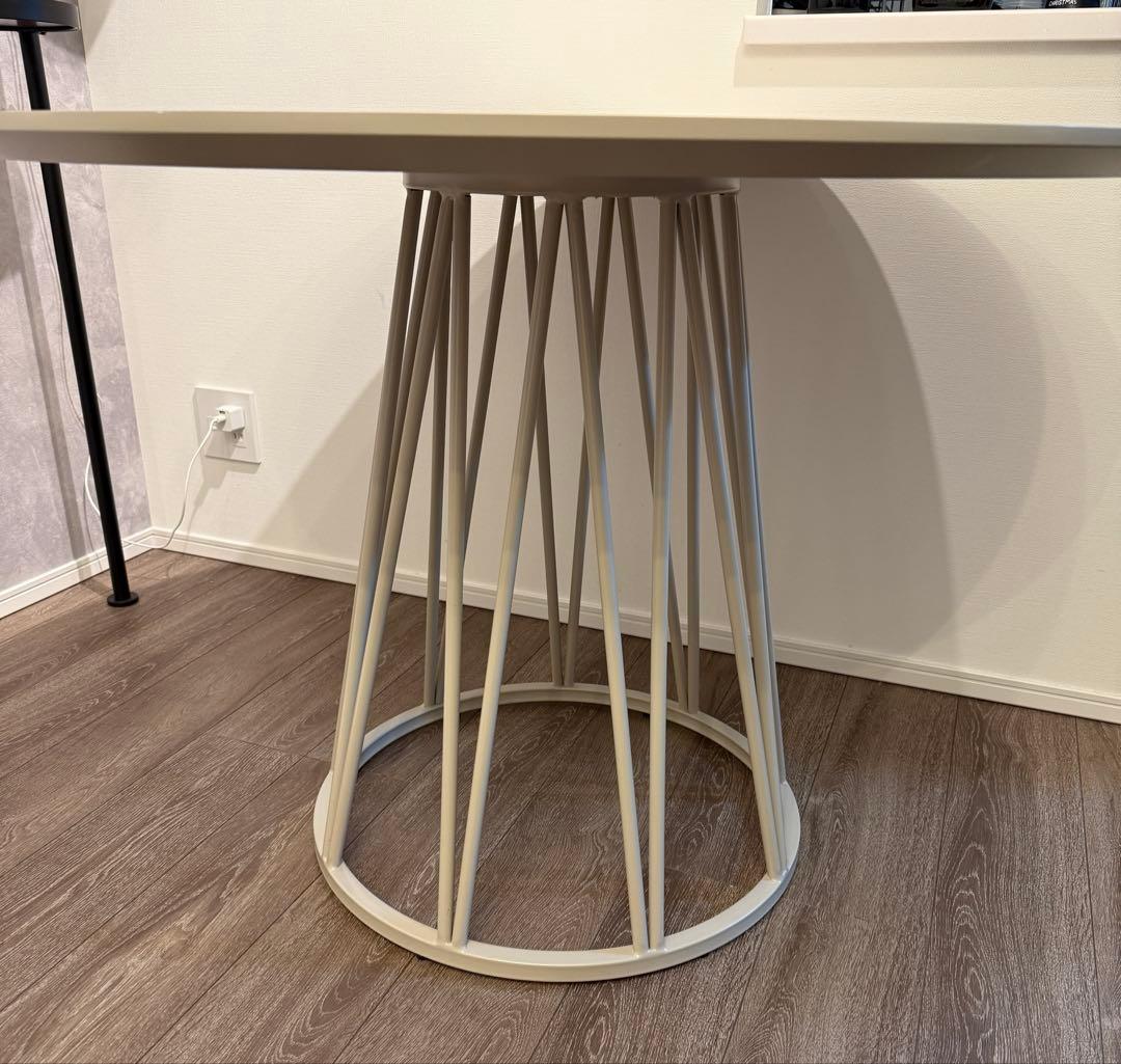 【タイムセール】丸テーブル 100cm高圧メラミン天板