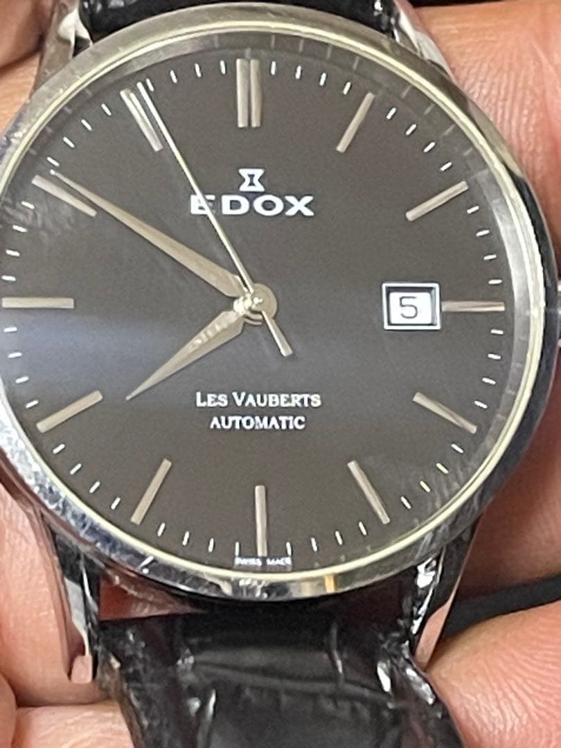 EDOX LES VAUBERTS 自動巻き腕時計