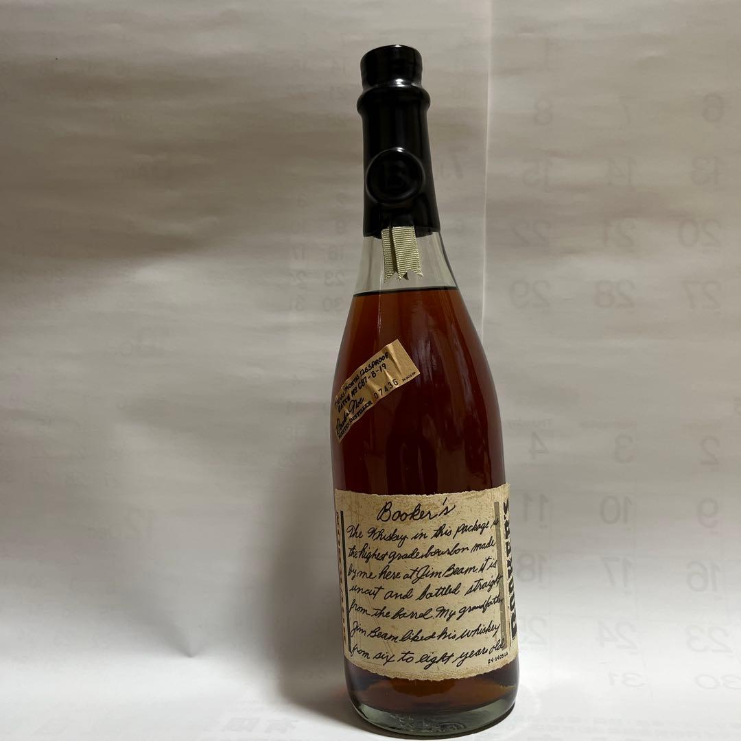 【週末値下】未開栓　古酒　Booker's Bourbon 1987年　年代物 未開栓 古酒 Booker's Bourbon 1987年 年代物 週末値下】未開栓 古