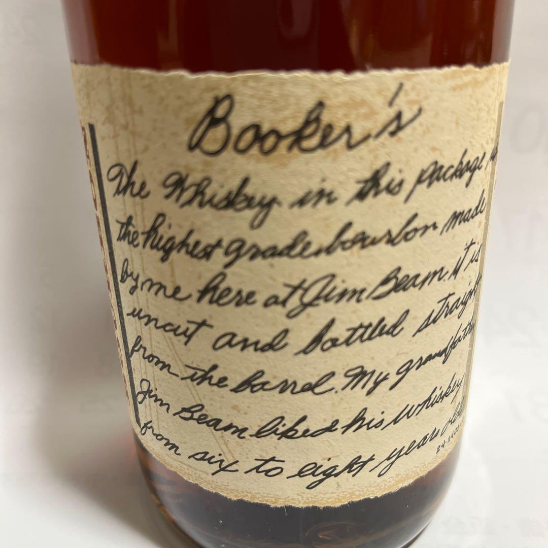 週末値下】未開栓 古酒 Booker´s Bourbon 1987年 年代物
