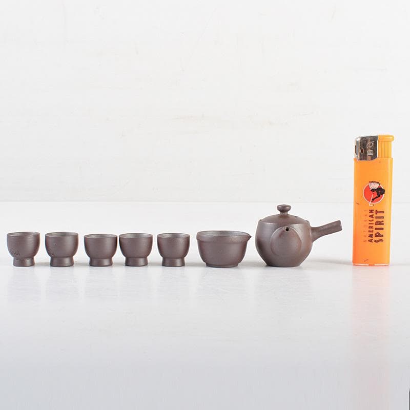 煎茶道具 萬古焼 春峯造 雛茶器揃 小さい茶器揃い 共箱 V R5589 - メルカリ