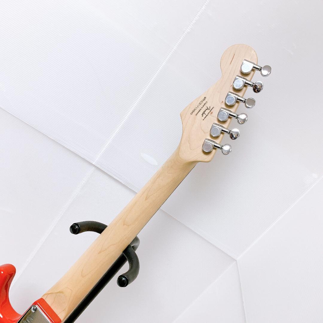 美品 Squier スクワイヤー Mini Stratocaster 赤