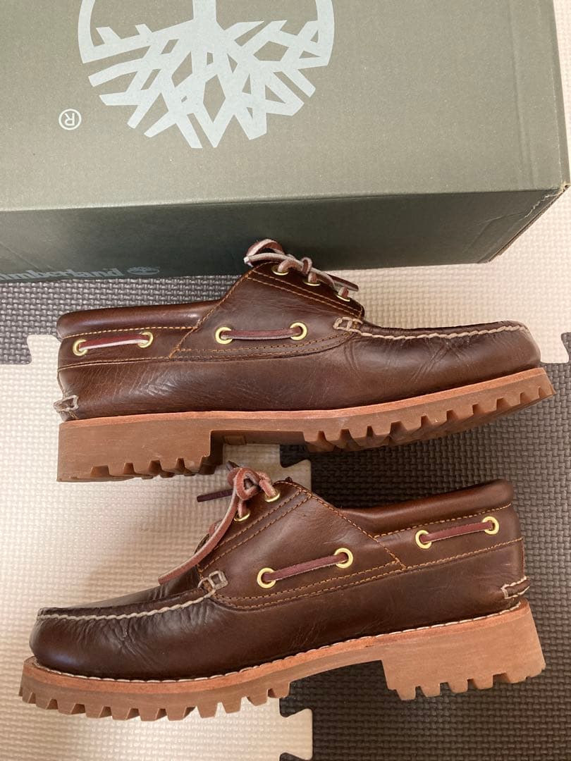 timberland　ティンバーランド　3eye　ブラウン　25.5