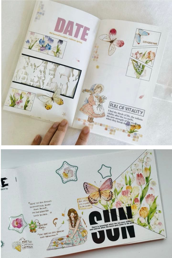 醒醒文创《初春物语》海外マスキングテープ　マステ 【2439】