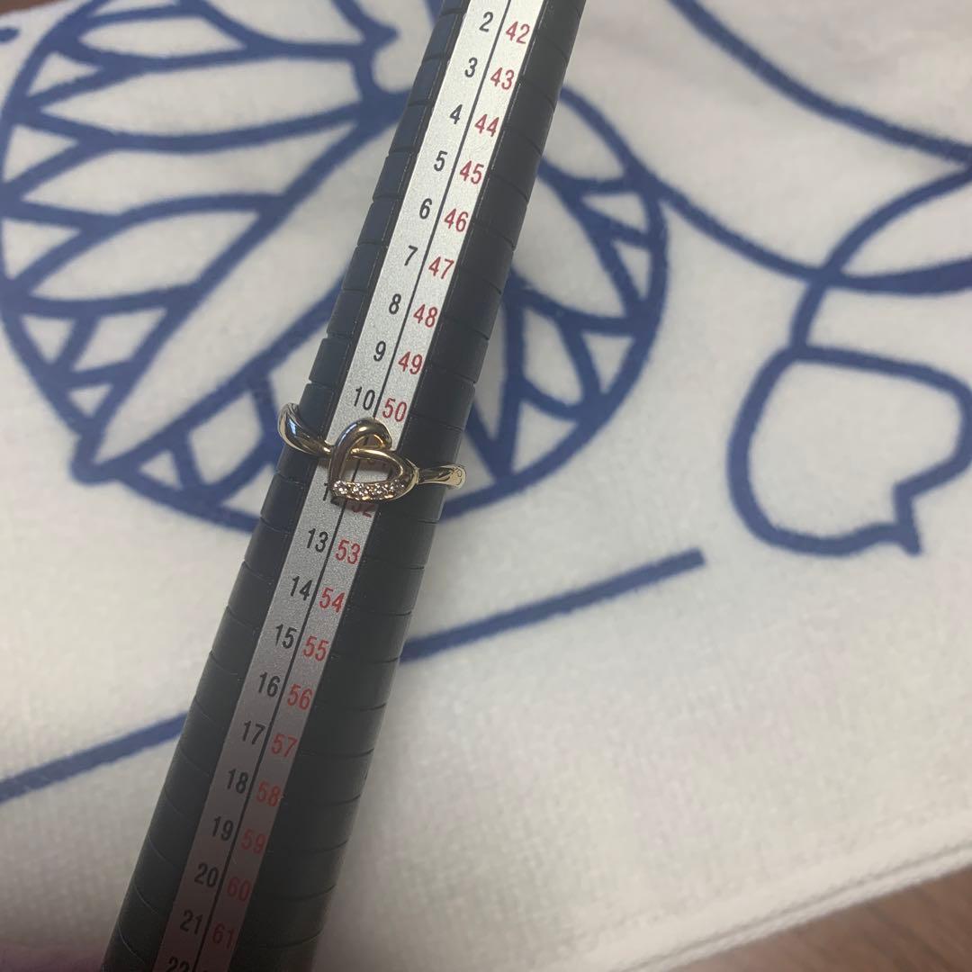 k18 ヴァンドーム青山ハート型　リング