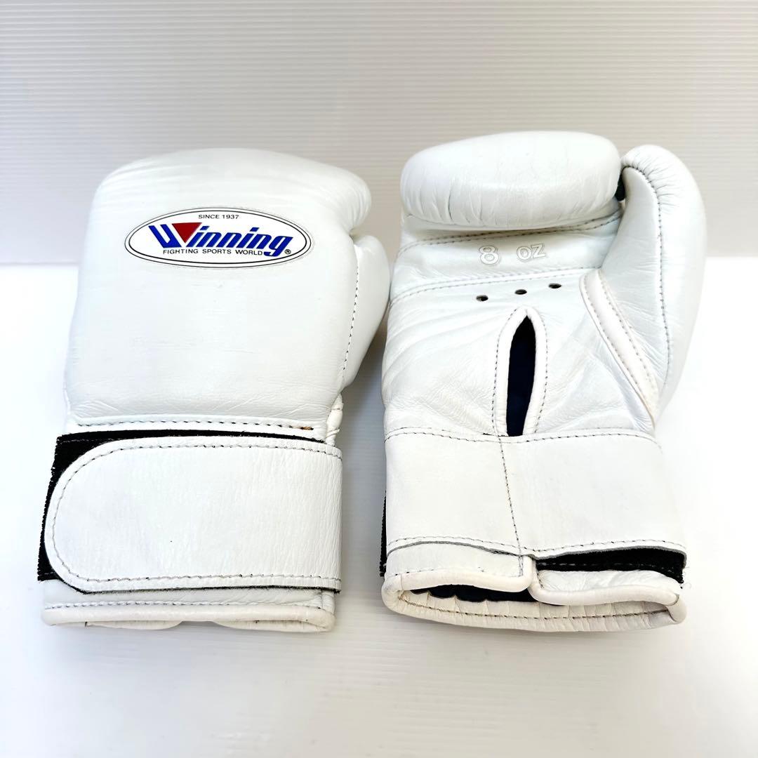 Winning ボクシンググローブ 8 oz ホワイト