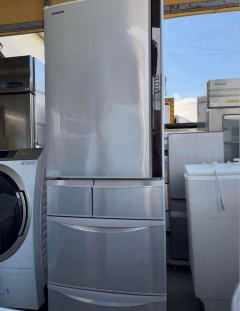2014年式 426L Panasonic 冷蔵庫 NR-E430VL-N - メルカリ