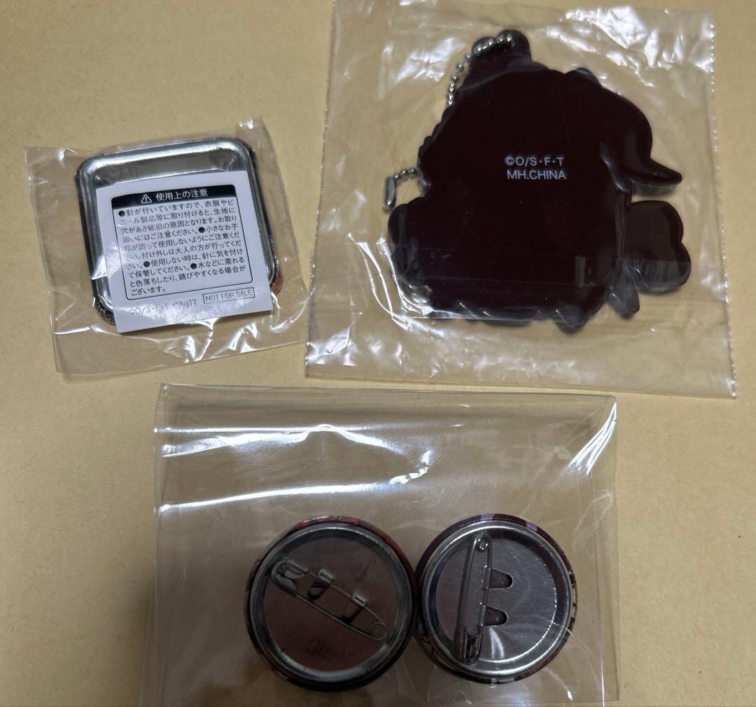 ONE PIECE 東京ワンピースタワー限定 スクエア缶バッジ ミホーク