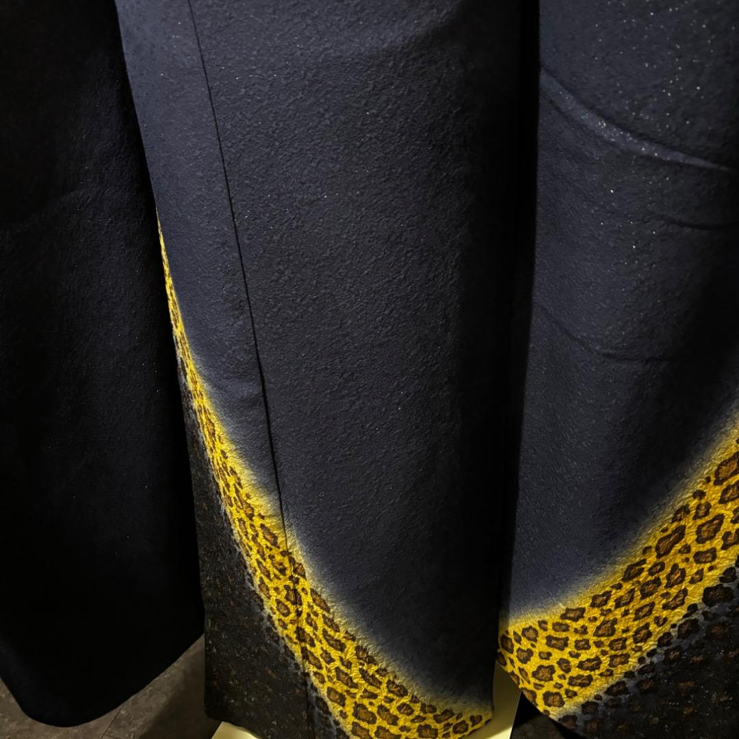 美品 銀通し ヒョウ柄 金彩 絞り 逸品 振袖 フルセット 振り袖 - メルカリ