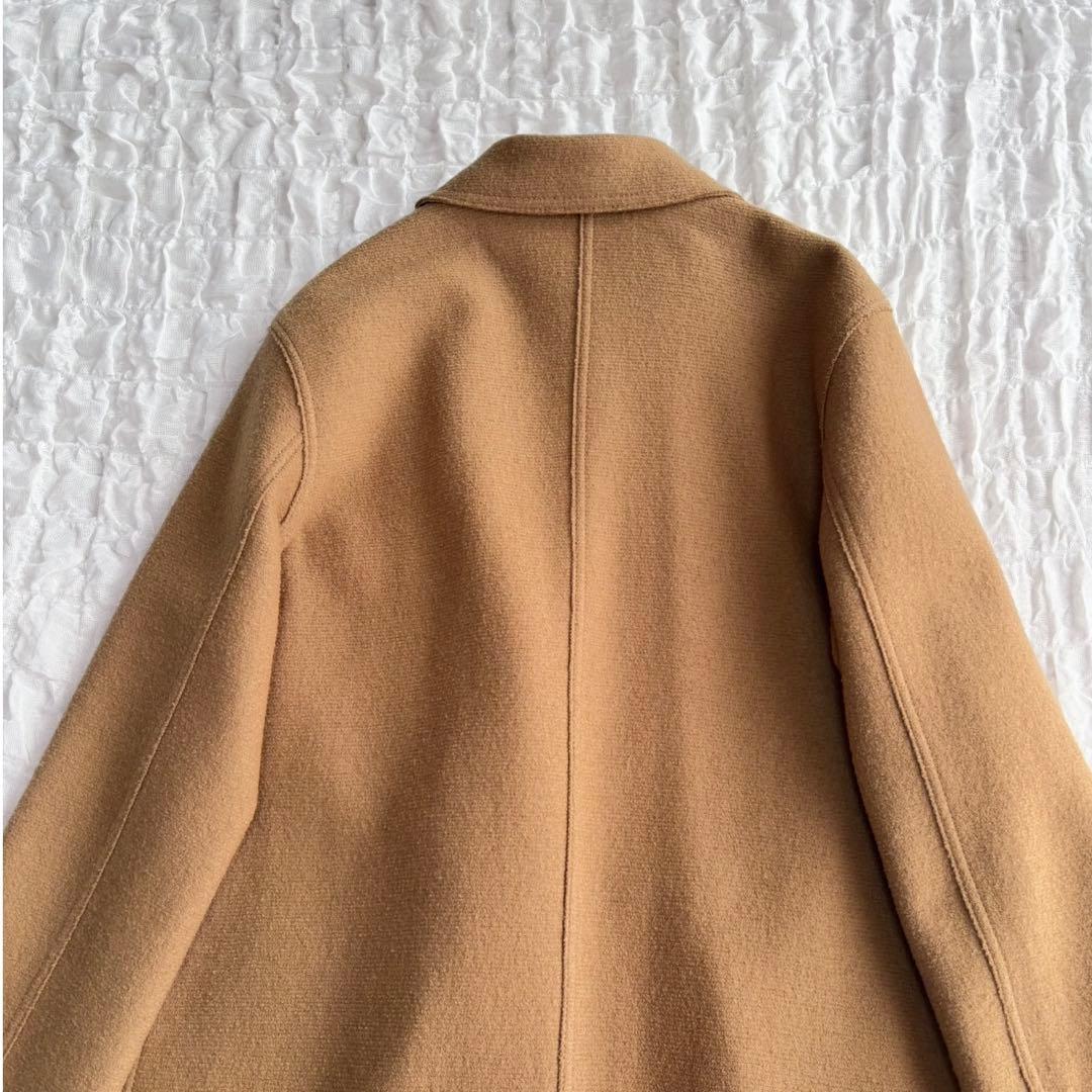 1度着用のみ美品 23区 リンクスミドルジャージーチェスターコート 近年