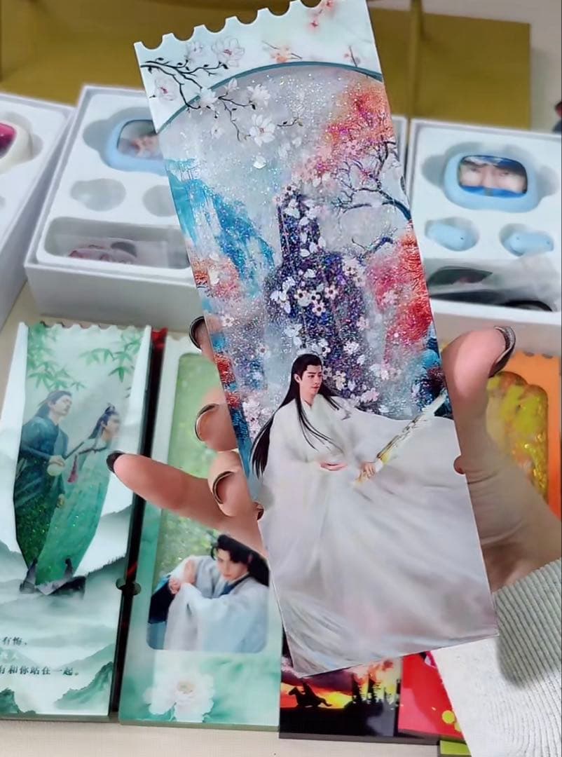 超大 王一博 肖戦 デザイン　流砂アクリル　チケット❣️9点確認用❣️1218