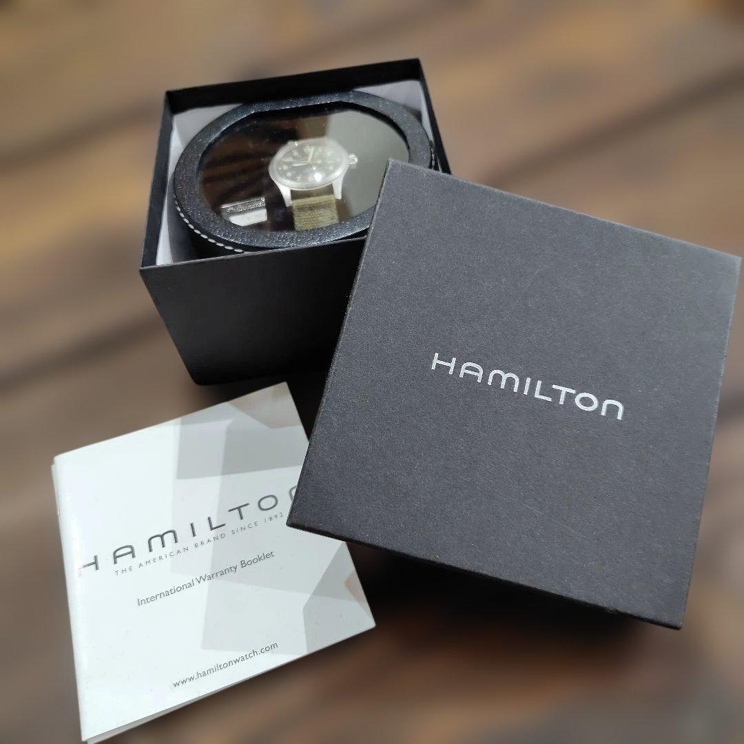 K*I様 Hamilton 　ハミルトン　手巻き時計 カーキ　Khaki　箱　ベ