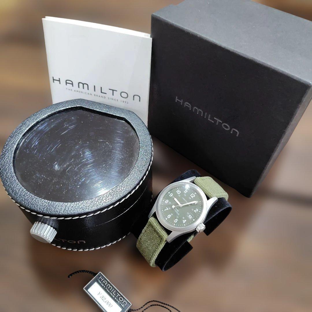 K*I様 Hamilton 　ハミルトン　手巻き時計 カーキ　Khaki　箱　ベ